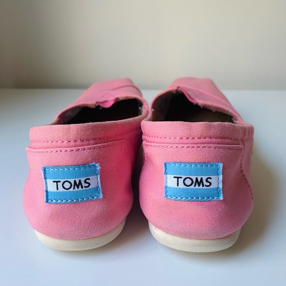 Toms Alpargata Women’s Pink Canvas Slip -On Shoes Size Women US 8 ( fits US 7-8) - Picture 7 of 8
